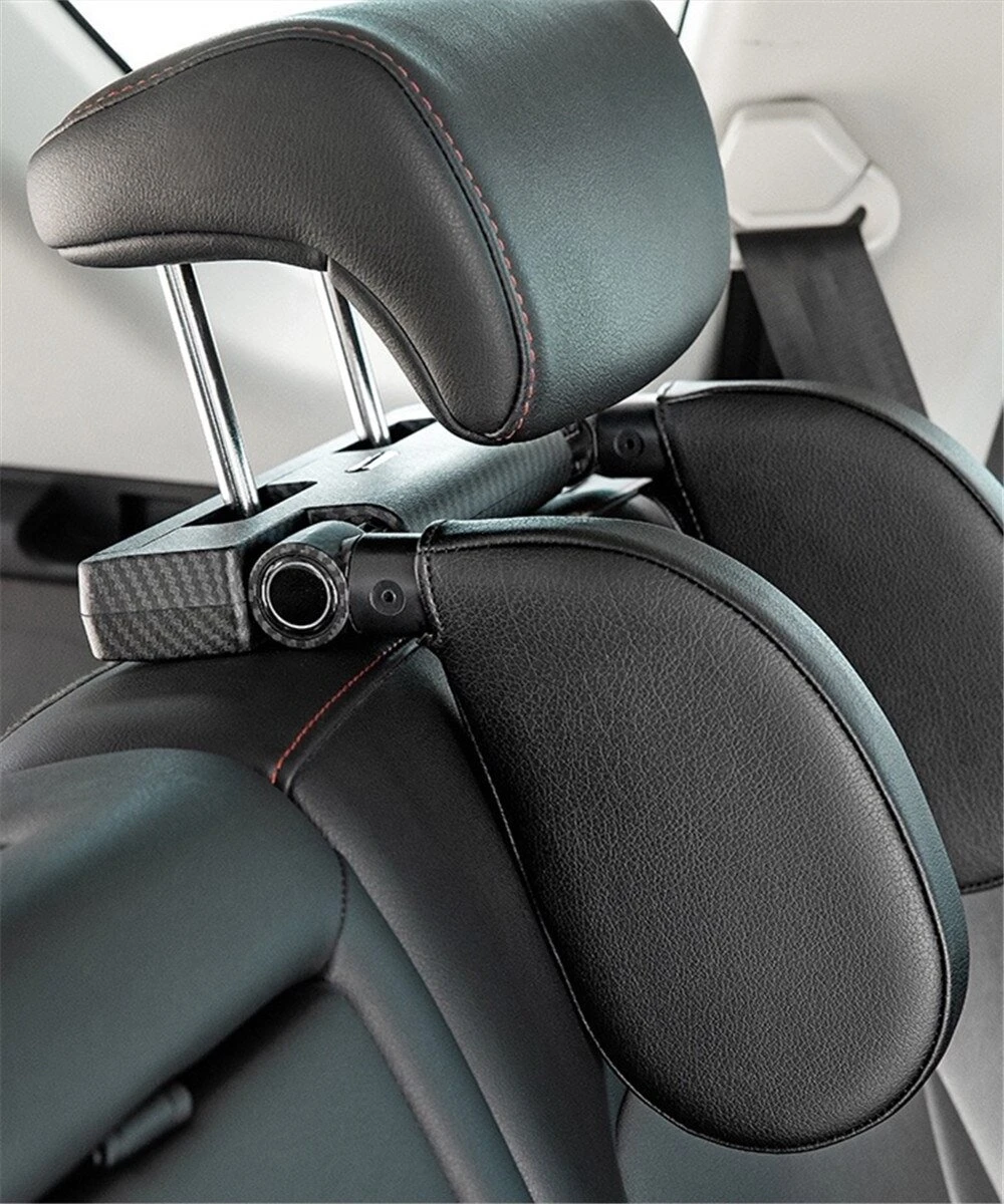 Hoofdsteun Auto - Hoofdsteun Auto Kinderen - Nekkussen Auto - Neksteun Auto - Autokussen - Volwassenen En Kinderen - Verstelbaar - Zwart 4 Hoofdsteun Auto - Hoofdsteun Auto Kinderen - Nekkussen Auto - Neksteun Auto - Autokussen - Volwassenen En Kinderen - Verstelbaar - Zwart - Afbeelding 2