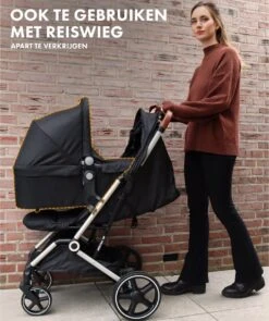 Deryan Luxe XP Buggy XL - Compact Lichtgewicht - Zwart - Aluminium Frame -Babyproducten 1004x1200 1