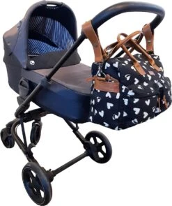 Kidzroom Black And White Luiertas - Zwart - Ophanglussen Kinderwagen - Verschoonmatje - Verstelbare Schouderband 36 Kidzroom Black And White Luiertas - Zwart - Ophanglussen Kinderwagen - Verschoonmatje - Verstelbare Schouderband -Babyproducten 1004x1200 7