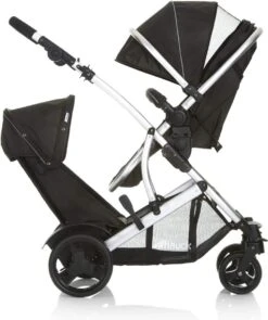 BERKATMARKT - Hauck Duett 2 Dubbele Kinderwagens Voor Baby's En Kinderen, Omkeerbare Zitting, In Hoogte Verstelbaar, Zonwering, Regenbescherming, Opvouwbaar, Tot 36 Kg, Zwarte Woud -Babyproducten 1005x1200