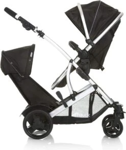 BERKATMARKT - Hauck Duett 2 Dubbele Kinderwagens Voor Baby's En Kinderen, Omkeerbare Zitting, In Hoogte Verstelbaar, Zonwering, Regenbescherming, Opvouwbaar, Tot 36 Kg, Zwarte Woud -Babyproducten 1009x1200