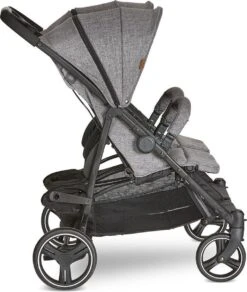 ABC Design Duo Kinderwagen Twin Circle Line - Inclusief Regenhoes - Woven Graphite -Babyproducten 1016x1200 1