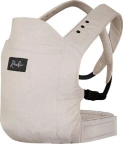 ROOKIE Baby Premium Draagzak- Design Buikdrager - Comfortabel En Ergonomisch - Pasgeboren Babydrager - Peuterdrager - Biologisch Katoen - Super Zacht - Unisex: Voor Mama En Papa (Beige) -Babyproducten 1023x1200 4