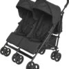 Prénatal Duo Buggy - Tweeling Buggy Inclusief Regenhoes - Verstelbare Kinderwagen - Inklapbare Wandelwagen - Plooibuggy - Zwart -Babyproducten 1027x1200 1