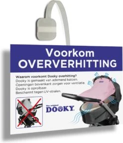 Dooky Universal Cover Zonnescherm Kinderwagen - Light Grey Crowns -Babyproducten 1032x1200 4