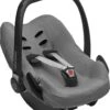 Meyco Autostoelhoes Basic Jersey - Grijs - Groep 0 -Babyproducten 1038x1200