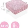 Stoelverhoger Babyjem Booster EasyClean Square Pink -Babyproducten 1043x1200 4