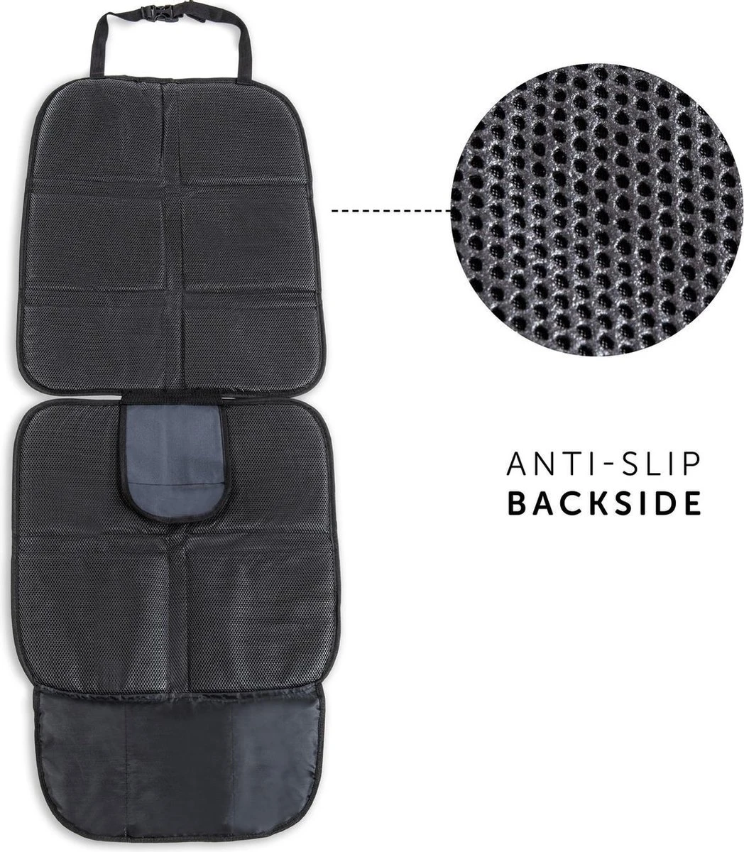 Hauck Sit On Me Deluxe Autostoelbeschermer - Black 14 Hauck Sit On Me Deluxe Autostoelbeschermer - Black - Afbeelding 12