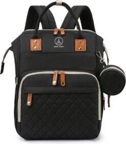 Humpy Dumpy Stijlvolle Luiertas Rugzak (Zwart) Met Uitschuifbaar Verschoon/ Slaap Bedje. Incl. Verschoon Matje, USB Poort & Buggy Straps 18 Humpy Dumpy Stijlvolle Luiertas Rugzak (Zwart) Met Uitschuifbaar Verschoon/ Slaap Bedje. Incl. Verschoon Matje, USB Poort & Buggy Straps -Babyproducten 1052x1200 4
