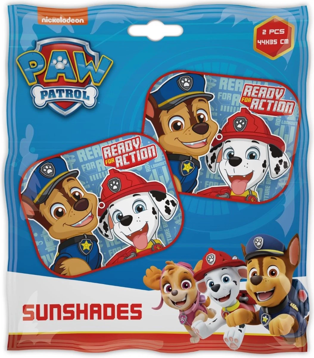 Seven Polska Zonneschermen Paw Patrol Junior 44 X 35 Cm 2 Stuks 4 Seven Polska Zonneschermen Paw Patrol Junior 44 X 35 Cm 2 Stuks - Afbeelding 2