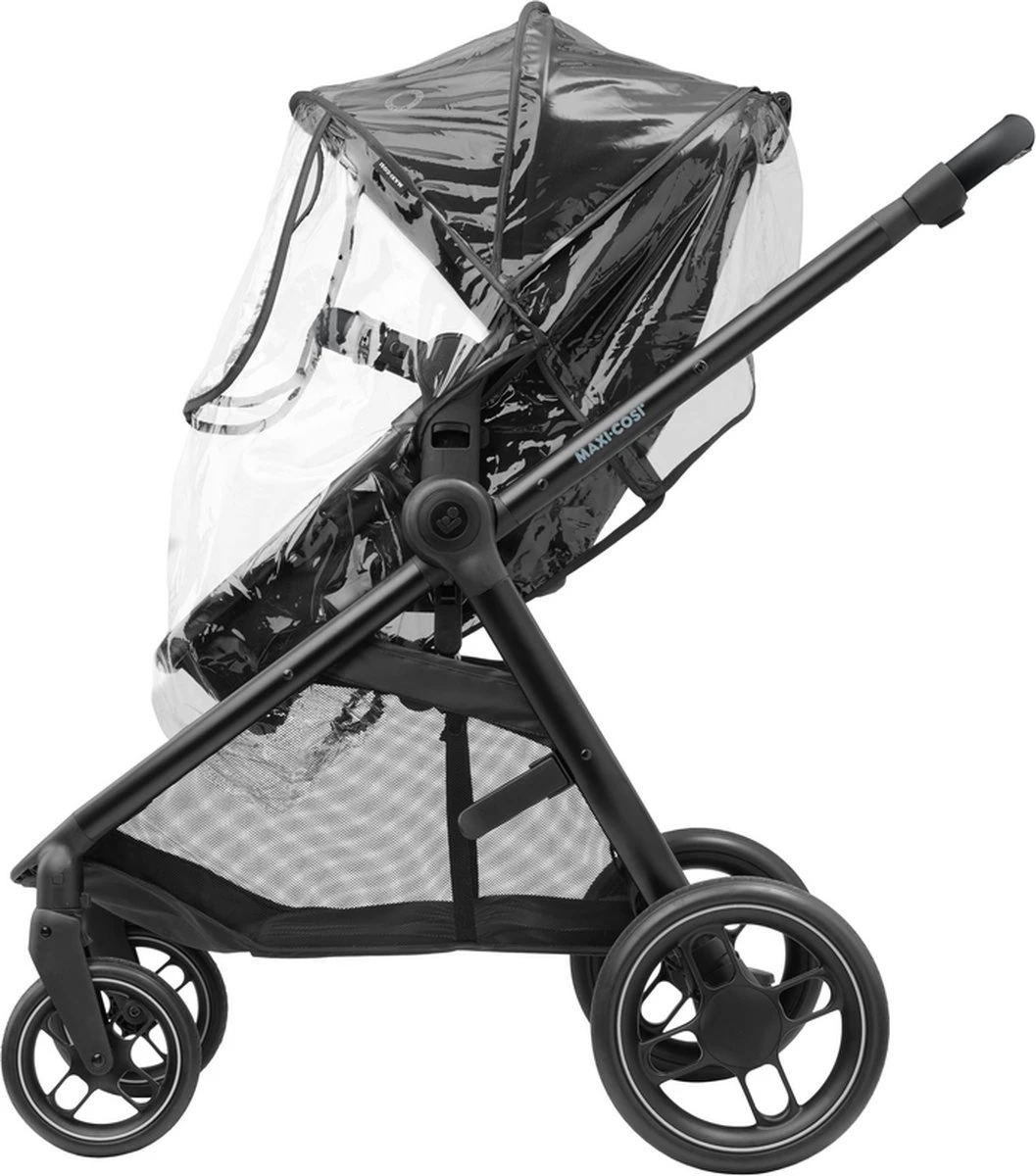 Maxi-Cosi Zelia³ Kinderwagen - Essential Black (zwart Frame + Zwart Leer) 7 Maxi-Cosi Zelia³ Kinderwagen - Essential Black (zwart Frame + Zwart Leer) - Afbeelding 5