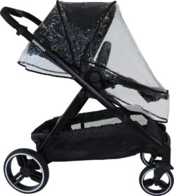 Deryan Evy Buggy Regenhoes - Transparant Regenscherm Voor Kinderwagen - Regenkap