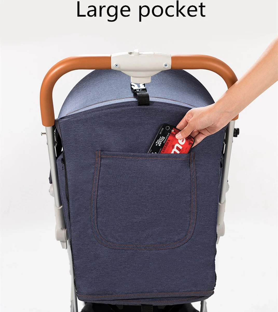 WOOSH New Buggy - Antraciet - One Hand Folding - 3 Slaapstanden - Wandelwagen Tot 25 Kg - Gratis Extra's 15 WOOSH New Buggy - Antraciet - One Hand Folding - 3 Slaapstanden - Wandelwagen Tot 25 Kg - Gratis Extra's - Afbeelding 13