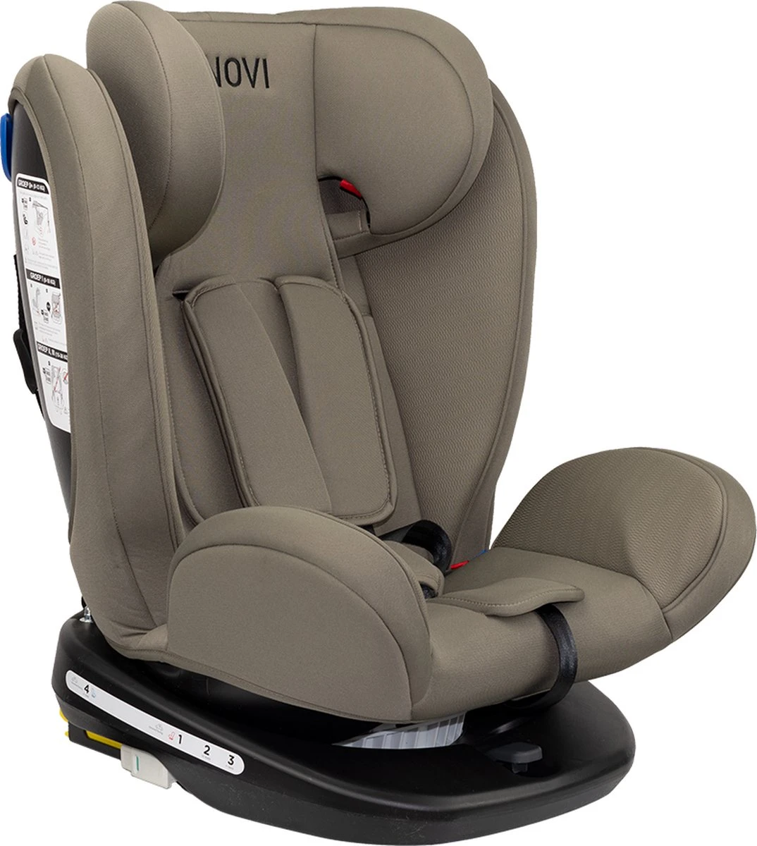 Autostoel Novi Baby® Goliath Premium 0-1-2-3 Isofix Rotation Dark Taupe 11 Autostoel Novi Baby® Goliath Premium 0-1-2-3 Isofix Rotation Dark Taupe - Afbeelding 9