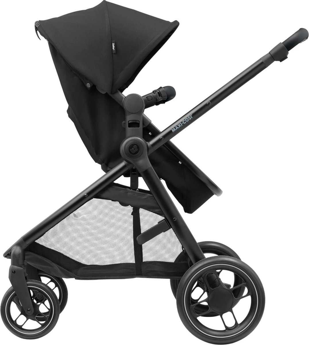 Maxi-Cosi Zelia³ Kinderwagen - Essential Black (zwart Frame + Zwart Leer) 5 Maxi-Cosi Zelia³ Kinderwagen - Essential Black (zwart Frame + Zwart Leer) - Afbeelding 3