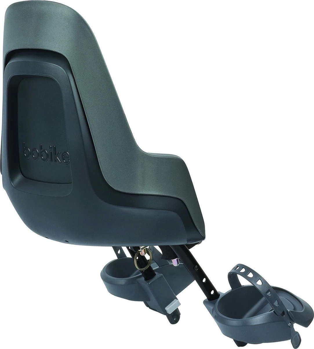 Bobike GO Mini Fietsstoeltje - Macaron Grey 4 Bobike GO Mini Fietsstoeltje - Macaron Grey - Afbeelding 2