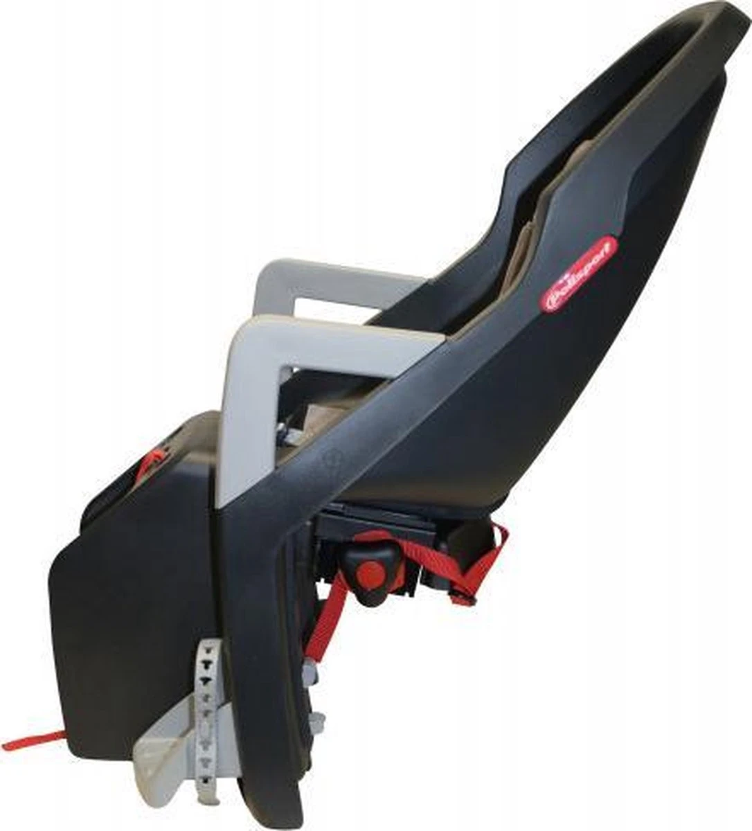 Polisport Guppy Maxi Kinderstoel Achter - Op Pakdrager - Grijs/zilver 4 Polisport Guppy Maxi Kinderstoel Achter - Op Pakdrager - Grijs/zilver - Afbeelding 2