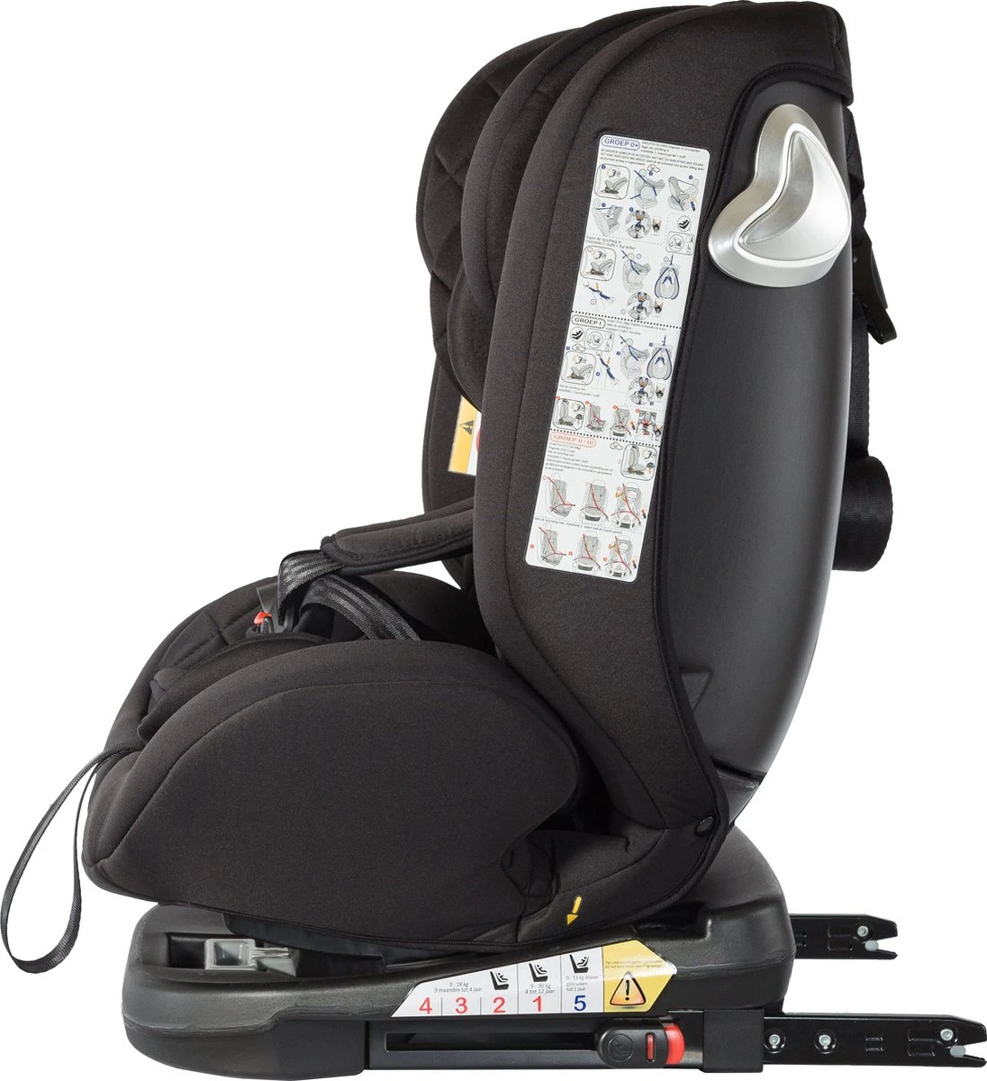 Born Lucky Meegroei Autostoel Roadline SPS ISOFIX - Groep 0/1/2/3 - 360° Draaibaar - Zwart 16 Born Lucky Meegroei Autostoel Roadline SPS ISOFIX - Groep 0/1/2/3 - 360° Draaibaar - Zwart - Afbeelding 14