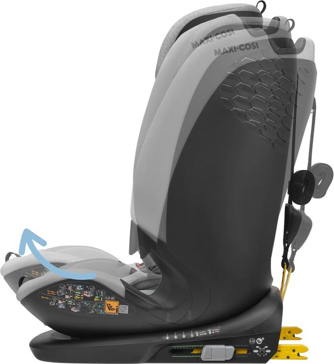 Maxi-Cosi Titan Plus I-Size Autostoeltje - Authentic Grey - Vanaf Ca. 15 Maanden Tot 12 Jaar 10 Maxi-Cosi Titan Plus I-Size Autostoeltje - Authentic Grey - Vanaf Ca. 15 Maanden Tot 12 Jaar - Afbeelding 8