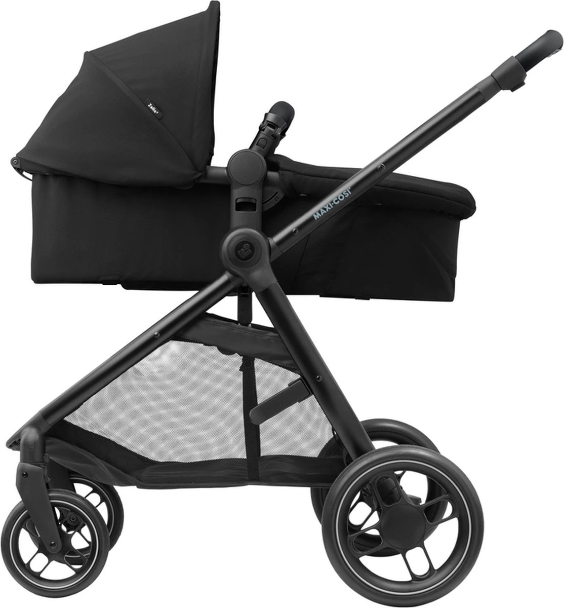 Maxi-Cosi Zelia³ Kinderwagen - Essential Black (zwart Frame + Zwart Leer) 6 Maxi-Cosi Zelia³ Kinderwagen - Essential Black (zwart Frame + Zwart Leer) - Afbeelding 4