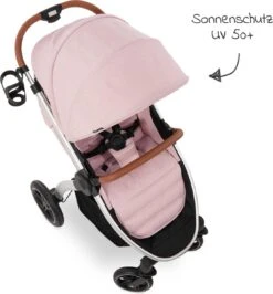Hauck UpTown Buggy - Met één Hand Opvouwbaar - Roze -Babyproducten 1115x1200 1