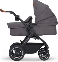 Kinderkraft B-Tour Ash Grey 3-in-1 Combi Kinderwagen Incl. Autostoel KSBTOU00DGR3000 -Babyproducten 1117x1200