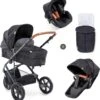Hauck Pacific 3 Shop N Drive Kinderwagen - Caviar 2 Hauck Pacific 3 Shop N Drive Kinderwagen - Caviar -Babyproducten 1118x1200 1