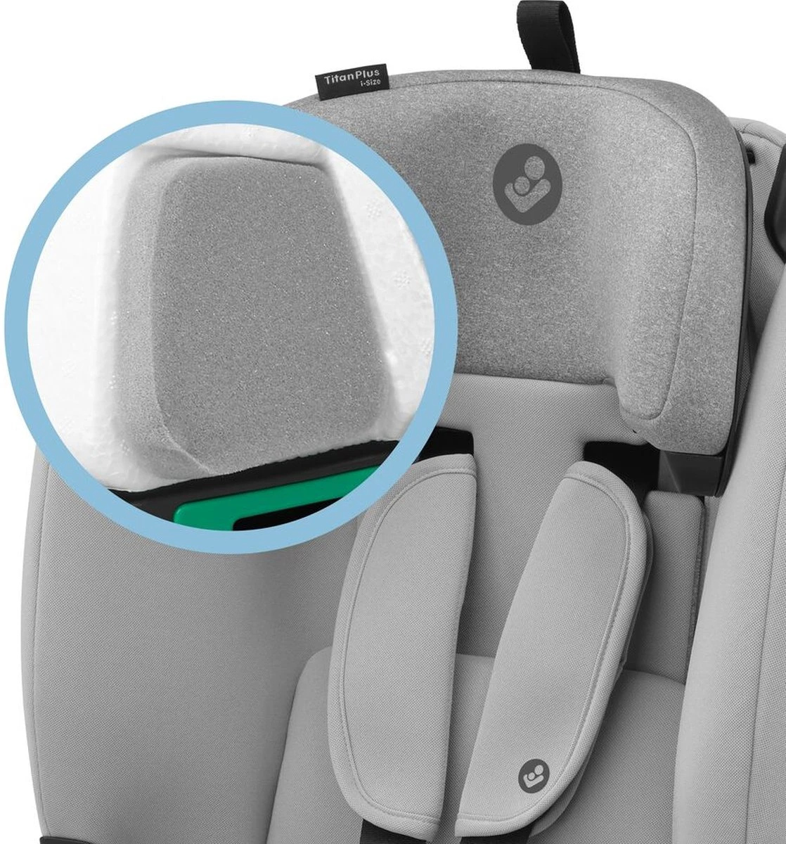 Maxi-Cosi Titan Plus I-Size Autostoeltje - Authentic Grey - Vanaf Ca. 15 Maanden Tot 12 Jaar 6 Maxi-Cosi Titan Plus I-Size Autostoeltje - Authentic Grey - Vanaf Ca. 15 Maanden Tot 12 Jaar - Afbeelding 4