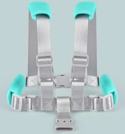 MijnNami 2 In 1 Harnas En Polstuigje – Kindertuigje En Polstuigje Met Slot – Mint -Babyproducten 1120x1200 9