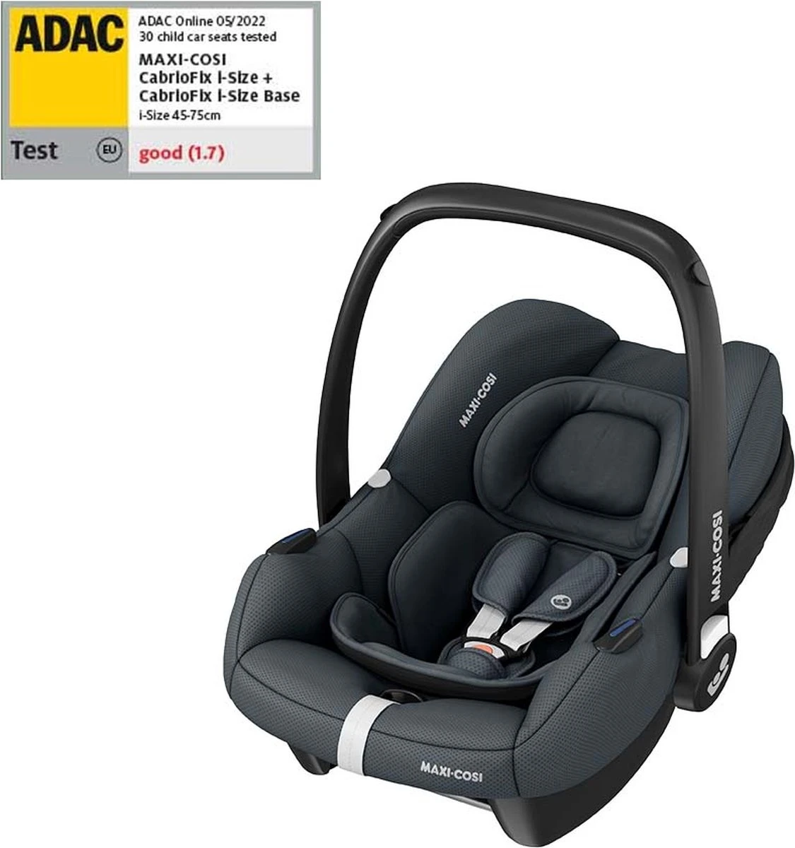Maxi-Cosi Cabriofix I-Size Autostoeltje - Essential Graphite 4 Maxi-Cosi Cabriofix I-Size Autostoeltje - Essential Graphite - Afbeelding 2