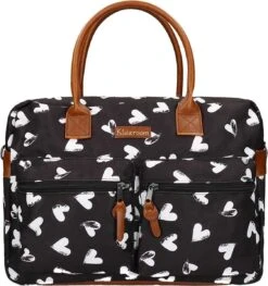 Kidzroom Black And White Luiertas - Zwart - Ophanglussen Kinderwagen - Verschoonmatje - Verstelbare Schouderband 26 Kidzroom Black And White Luiertas - Zwart - Ophanglussen Kinderwagen - Verschoonmatje - Verstelbare Schouderband -Babyproducten 1125x1200 9