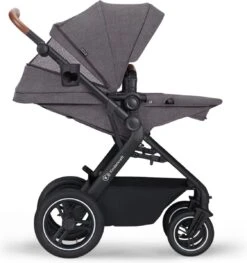 Kinderkraft B-Tour Ash Grey 3-in-1 Combi Kinderwagen Incl. Autostoel KSBTOU00DGR3000 -Babyproducten 1126x1200 1