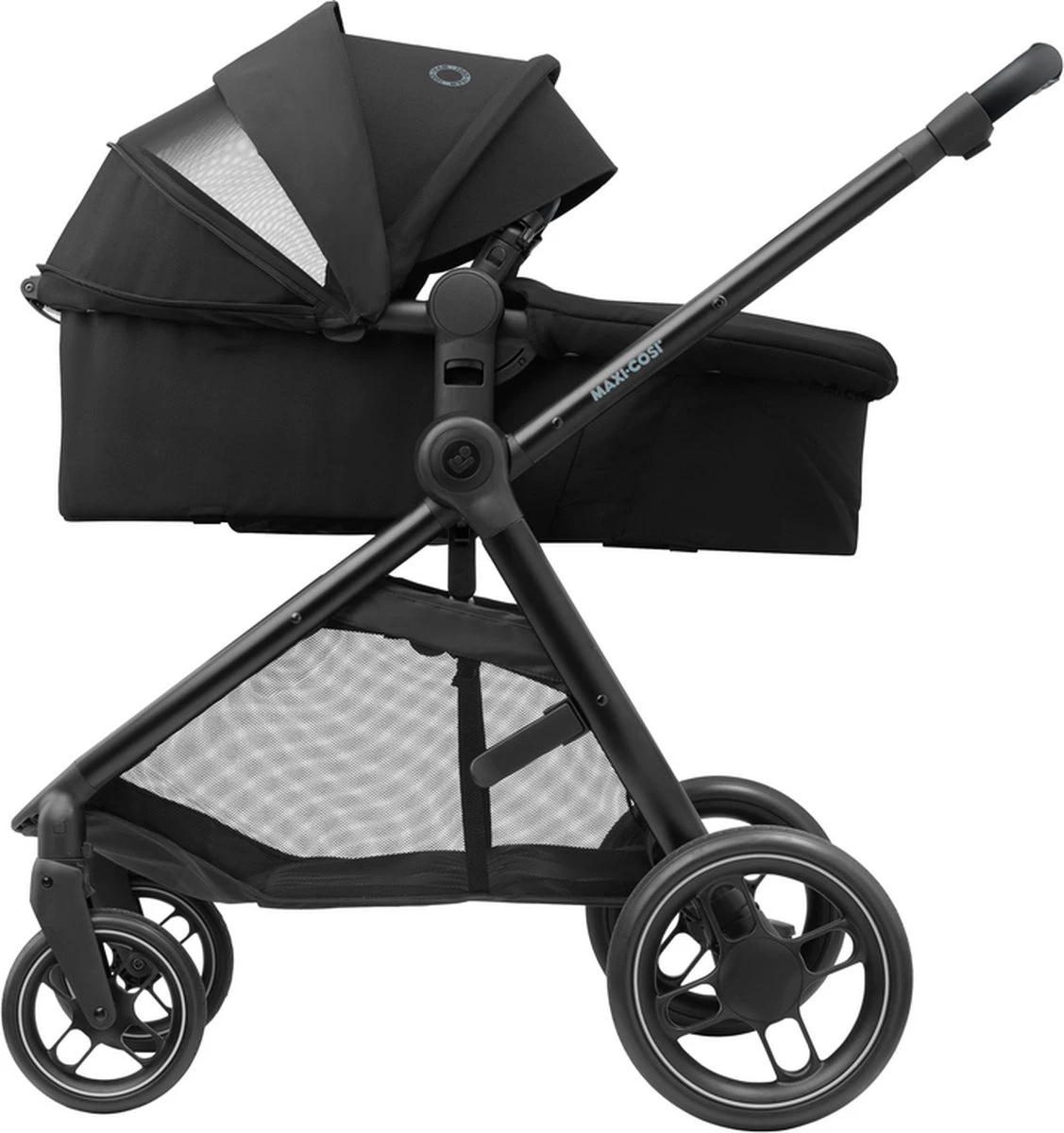 Maxi-Cosi Zelia³ Kinderwagen - Essential Black (zwart Frame + Zwart Leer) 9 Maxi-Cosi Zelia³ Kinderwagen - Essential Black (zwart Frame + Zwart Leer) - Afbeelding 7
