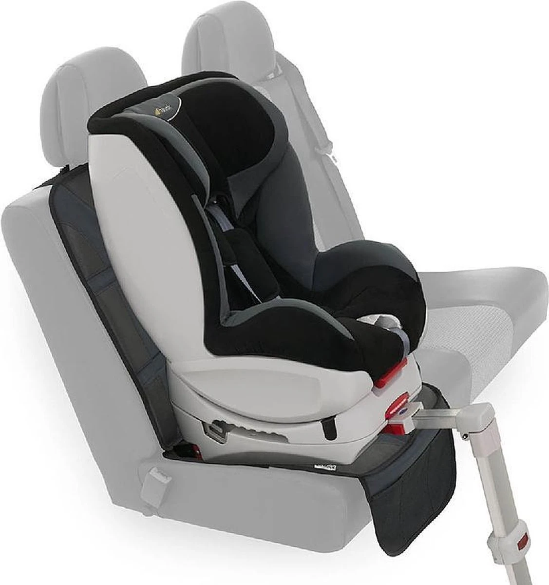Hauck Sit On Me Deluxe Autostoelbeschermer - Black 15 Hauck Sit On Me Deluxe Autostoelbeschermer - Black - Afbeelding 13