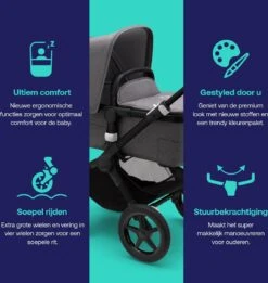 Bugaboo Fox3 Kinderwagen - Black/Grey Melange 12 Bugaboo Fox3 Kinderwagen - Black/Grey Melange -Babyproducten 1137x1200 3