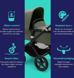 Bugaboo - 3-in-1 Kinderwagen Fox 3 - Black/Forest Green 21 Bugaboo - 3-in-1 Kinderwagen Fox 3 - Black/Forest Green -Babyproducten 1137x1200 4