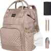 NanaBeebi Luiertas Rugzak Met Verschoonmatje - Beige Taupe - Inclusief Flessenwarmhouder - Kinderwagenhaken En Isoleervak -Babyproducten 1139x1200 18