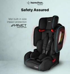 Hamilton By Yoop Cabrio Premium Opvouwbare Autostoel – Veilig, Comfortabel En Lichtgewicht Autozitje – Groep I, II, III Autostoeltje Voor 9 Maanden Tot 12 Jaar – Neon Blauw – ISOFIX Kliksysteem - 1e Opvouwbare Autostoel Ter Wereld - Zwart/Neon Blauw -Babyproducten 1139x1200 26