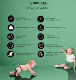 Hamilton By Yoop X1 Plus Buggy – Nieuw, Hoger, Uitgebreider 2023 Model – Premium Stroller Met One Hand Folding Technologie – Grijs – Lichte, Verstelbare En Wendbare Kinderwagen Met Vele Gemakken -Babyproducten 1139x1200 8