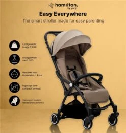 Hamilton By Yoop X1 Plus Buggy – Nieuw, Hoger, Uitgebreider 2023 Model – Premium Stroller Met One Hand Folding Technologie – Kaki – Lichte, Verstelbare En Wendbare Kinderwagen Met Vele Gemakken -Babyproducten 1140x1200 2