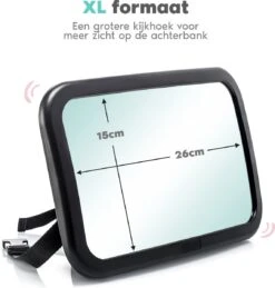 Autospiegel Baby Verstelbaar - Achteruitkijkspiegel - Baby Spiegel Auto Achterbank -Babyproducten 1146x1200 3