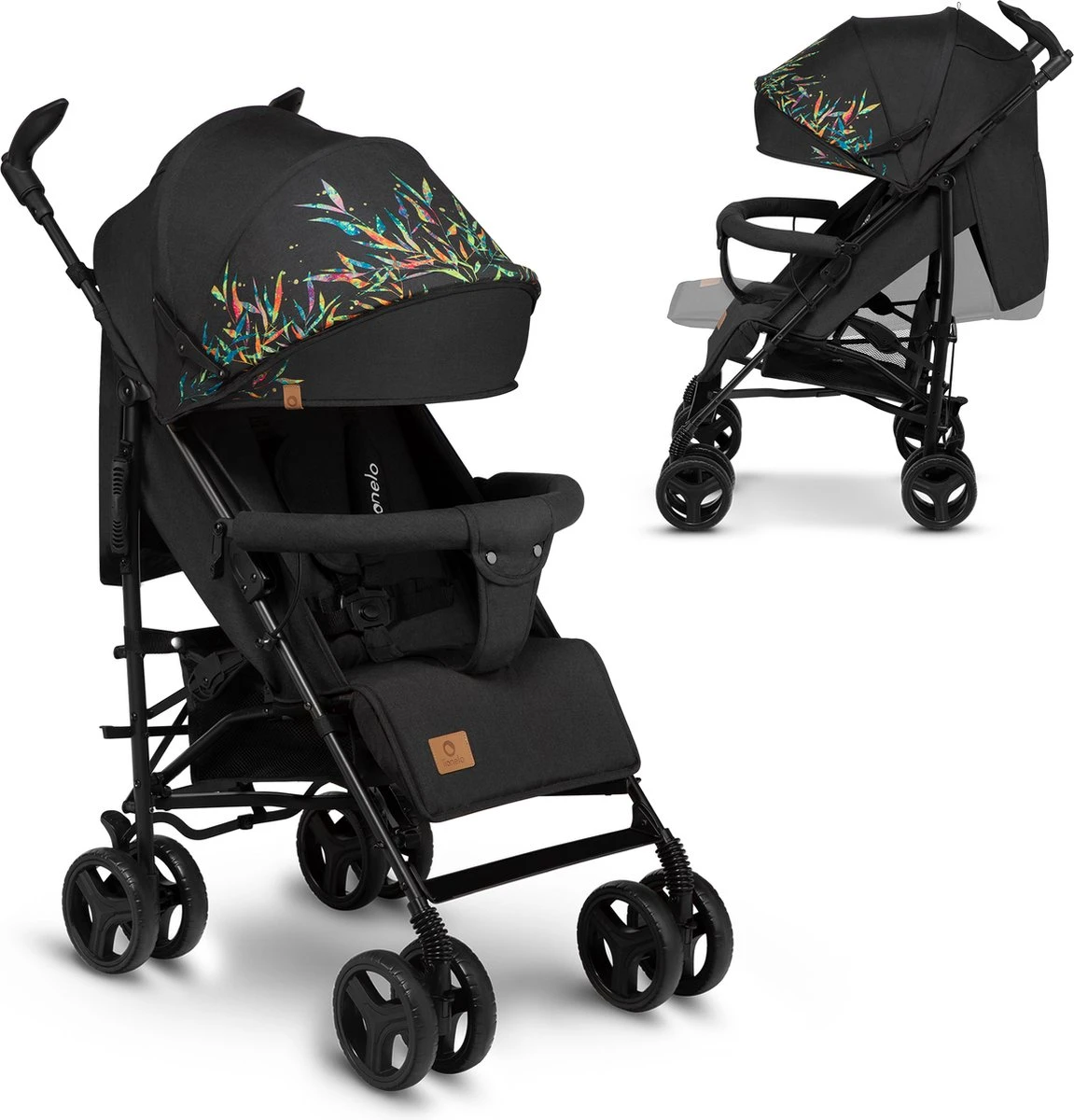 Lionelo Irma - Buggy - Wandelwagen- Lichte 7kg - Tot 15 Kg - Geveerde Wielen - 360° - Tot 5 Jaar - Opbergmand - Verstelbare Handgreep - Snel Inklapsysteem - Compact Formaat 11 Lionelo Irma - Buggy - Wandelwagen- Lichte 7kg - Tot 15 Kg - Geveerde Wielen - 360° - Tot 5 Jaar - Opbergmand - Verstelbare Handgreep - Snel Inklapsysteem - Compact Formaat - Afbeelding 9