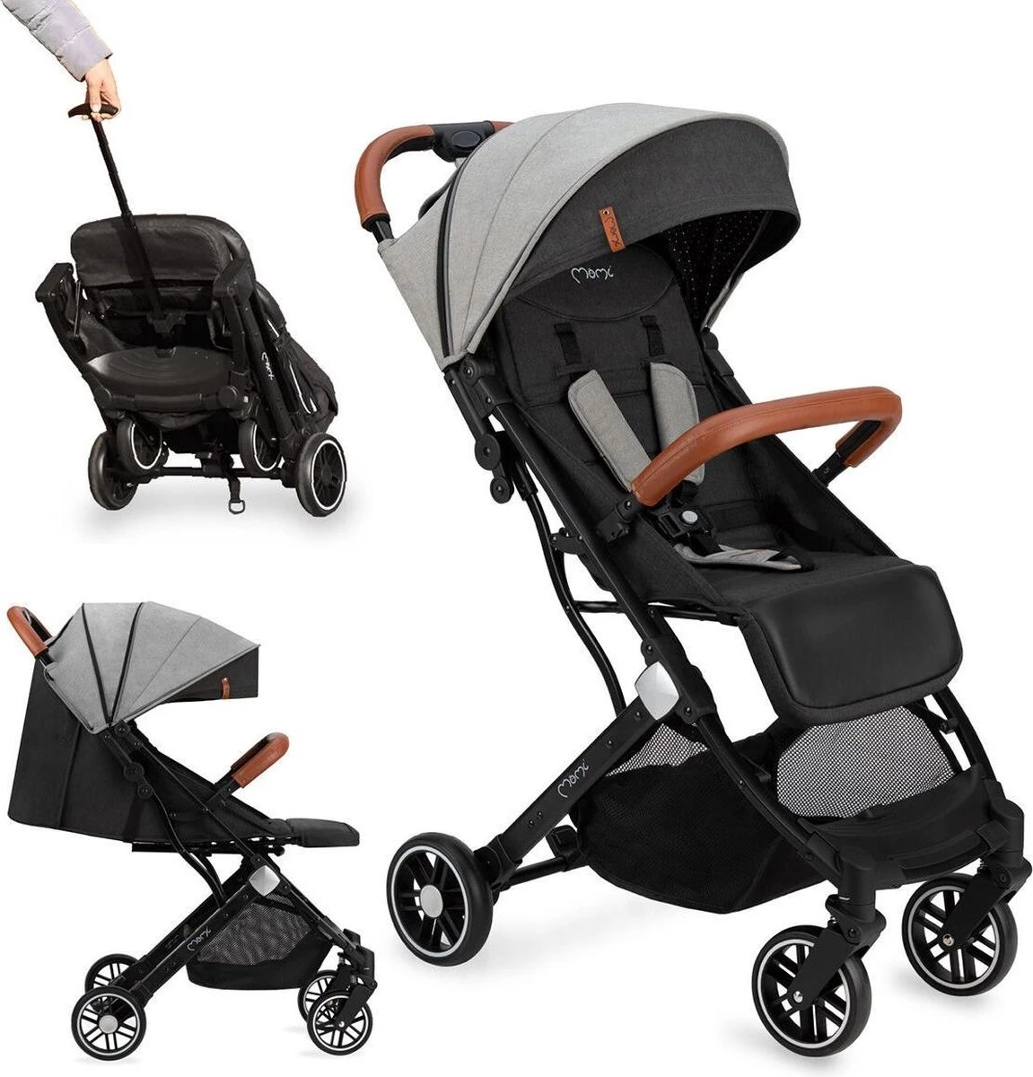 MoMi Wandelwagen Estelle - Grey 3 MoMi Wandelwagen Estelle - Grey