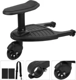 Merkloos Happyment® Universeel Meerijdplankje - Met Zitting - Voor Kinderwagen - Buggyboard - Zwart 21 Merkloos Happyment® Universeel Meerijdplankje - Met Zitting - Voor Kinderwagen - Buggyboard - Zwart -Babyproducten 1152x1200 1