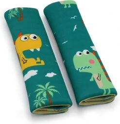 Kasey Products - Gordelbeschermer - Universele Gordelhoes - 2 Stuks - Dino’s