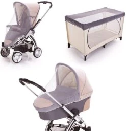 Universele Klamboe – Muggen- & Insectengaas Babybed – Muskieten En Muggennet – Voor Ledikant Kinderwagen Campingbedje – Wit -Babyproducten 1156x1200 5