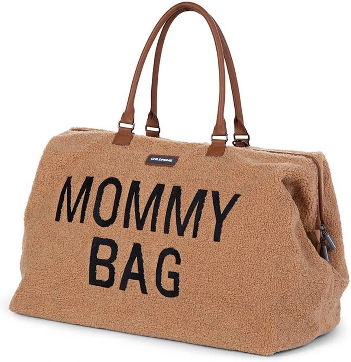 Childhome Mommy Bag Groot - Teddy - Beige 16 Childhome Mommy Bag Groot - Teddy - Beige - Afbeelding 14