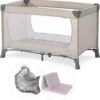 Hauck Dream N Play Campingbedje Set - Met Matras En Muggennet - Beige -Babyproducten 1175x1200 4
