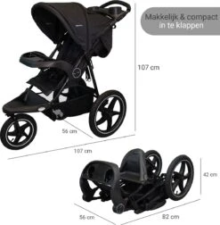 Babyphant Luxe Yasmin Hardloop Kinderwagen – Jogging Buggy - Runner -Babyproducten 1176x1200
