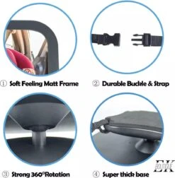 Merkloos EK Boutique 'autostoel Spiegel' 'Autospiegel Baby 360°' 'Achterbankspiegel Kinderen' 'Baby Veiligheid Accessoires' 'Kinderspiegel' 'Autospiegel Baby Verstelbaar' -Babyproducten 1177x1200